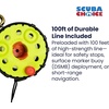 image:imageScuba Choice Dive 100 Finger Reel Spool with SpinLock Latch and Lanyard
