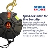 image:imageScuba Choice Dive 100 Finger Reel Spool with SpinLock Latch and Lanyard