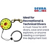 image:imageScuba Choice Dive 100 Finger Reel Spool with SpinLock Latch and Lanyard