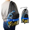 image:imageScuba Choice Mesh Drawstring Bag for Diving amp Snorkeling  Lightweight QuickDry Gear Sack for Mask Fins and SnorkelsShoulder Strap