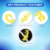 image:imageScuba Diving Hose Holder Clip  Secure Double LPHP Hose Organizer for BCD Setup amp Dive Gear Management  Universal Accessory for Regulator Hoses SnagFree Streamlined ConfigurationYellow