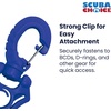 image:imageScuba Diving Hose Holder Clip  Secure Double LPHP Hose Organizer for BCD Setup amp Dive Gear Management  Universal Accessory for Regulator Hoses SnagFree Streamlined ConfigurationBlue