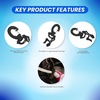image:imageScuba Diving Hose Holder Clip  Secure Double LPHP Hose Organizer for BCD Setup amp Dive Gear Management  Universal Accessory for Regulator Hoses SnagFree Streamlined ConfigurationBlack