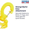 image:imageScuba Diving Hose Holder Clip  Secure Double LPHP Hose Organizer for BCD Setup amp Dive Gear Management  Universal Accessory for Regulator Hoses SnagFree Streamlined ConfigurationYellow
