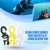 image:imageScuba Diving Hose Holder Clip  Secure Double LPHP Hose Organizer for BCD Setup amp Dive Gear Management  Universal Accessory for Regulator Hoses SnagFree Streamlined ConfigurationLunar Beacon