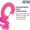 image:imageScuba Diving Hose Holder Clip  Secure Double LPHP Hose Organizer for BCD Setup amp Dive Gear Management  Universal Accessory for Regulator Hoses SnagFree Streamlined ConfigurationPink