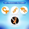 image:imageScuba Diving Hose Holder Clip  Secure Double LPHP Hose Organizer for BCD Setup amp Dive Gear Management  Universal Accessory for Regulator Hoses SnagFree Streamlined ConfigurationOrange