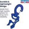 image:imageScuba Diving Hose Holder Clip  Secure Double LPHP Hose Organizer for BCD Setup amp Dive Gear Management  Universal Accessory for Regulator Hoses SnagFree Streamlined ConfigurationBlue