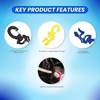 image:imageScuba Diving Hose Holder Clip  Secure Double LPHP Hose Organizer for BCD Setup amp Dive Gear Management  Universal Accessory for Regulator Hoses SnagFree Streamlined ConfigurationVelocity Dive