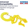 image:imageScuba Diving Hose Holder Clip  Secure Double LPHP Hose Organizer for BCD Setup amp Dive Gear Management  Universal Accessory for Regulator Hoses SnagFree Streamlined ConfigurationYellow