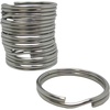 image:imageScuba Choice 38mm Stainless Steel Split Rings for BCD Attachment 10Pcs 23mm Wire Diameter Glossy Finish  Heavy Duty Durable Diving Gear Connectors Equipment