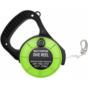 image:imageScuba Choice MultiPurpose Dive Reel 290ft  4 Diameter  Stop Switch amp HeavyDuty Clip  Reliable Wreck Cave Drift amp Spearfishing Reels for Technical amp Recreational DivingGreen