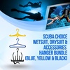 image:imageScuba Choice Wetsuit amp Drysuit Hanger  HeavyDuty Hanger for BCD Wetsuits amp Scuba Gear Storage Drying amp Organization3 Pack Bcd  Wetsuit  Organizer