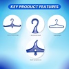 image:imageScuba Choice Wetsuit amp Drysuit Hanger  HeavyDuty Hanger for BCD Wetsuits amp Scuba Gear Storage Drying amp OrganizationBlue Wideshoulderantislip