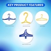 image:imageScuba Choice Wetsuit amp Drysuit Hanger  HeavyDuty Hanger for BCD Wetsuits amp Scuba Gear Storage Drying amp OrganizationYellowwide Shoulderblueantislip