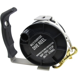 image:imageScuba Choice Diving Stainless Steel Heavy Duty MultiPurpose Dive Reel 290Feet BlackBlack