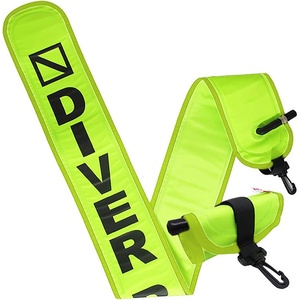 image:imageScuba Choice Surface Marker Buoy SMB HighVisibility Dive Signal Tube Durable Nylon TPU Compact amp BCDCompatible Easy Oral Inflator for Diving Freediving amp Underwater SafetyNeon Yellow