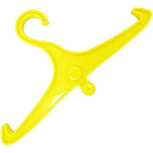 image:imageScuba Choice Wetsuit amp Drysuit Hanger  HeavyDuty Hanger for BCD Wetsuits amp Scuba Gear Storage Drying amp OrganizationYellow Antislip