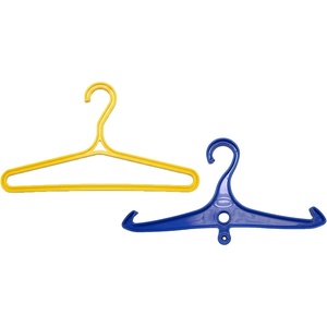 image:imageScuba Choice Wetsuit amp Drysuit Hanger  HeavyDuty Hanger for BCD Wetsuits amp Scuba Gear Storage Drying amp OrganizationYellowwide Shoulderblueantislip