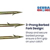 image:imageScuba Choice 3Prong Spearfishing Harpoon Tip 8mm Stainless Steel  Chrome Gold Barbed Fork Spearhead for Precision Accuracy amp Durability 5 x 2 Threaded  Efficient Underwater Hunting Fishing
