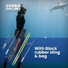 image:imageScuba Choice 5 TwoPiece Fiberglass Travel Pole Spear 3 Speartip Set 12 Paralyzer Single Barb amp Lionfish Tip wBlack Hawaiian Sling amp Carry Bag Ice Spearfishing amp Underwater Hunting Gear