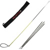 image:imageScuba Choice Hybrid Hawaiian Sling 7Foot Travel Spearfishing Pole Spear with 3Prong Tip Lightweight Fiber amp Carbon Build Adjustable Length Rubber Sling amp Carry Bag Yellow