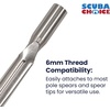 image:imageScuba Choice Palantic 6 Tricuspid Speartip for Spearfishing  Durable Stainless Steel 6mm Tip ColdWater and Ice Fishing Ready Precision Hunting Gear Spear Gun Underwater Accessories