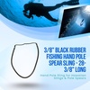 image:imageScuba Choice Rubber Fishing Hawaiian Sling Speargun Pole  Heavy Duty Black Sling Durable Fresh Tubing Spearfishing Gear Spear for Fishing Outdoor Recreation Hunting amp Diving