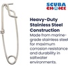 image:imageScuba Choice Scuba Diving Spearfishing Stainless Steel Shark ClipClip01