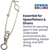 image:imageScuba Choice Scuba Diving Spearfishing Stainless Steel Shark ClipClip02 W Bolt