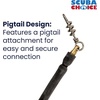 image:imageScuba Choice Speargun Shock Cord Bungee with Pigtail Swivel Clip 1025  Durable Elastic Rubber Line Shock Absorber for Spearfishing Ideal for Spear Guns amp Fishing Gear
