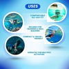 image:imageScuba Choice Scuba Diving Classic Free Dive OneWindow Silicone Purged Mask Black  Tempered Glass Lenses Adjustable Strap Durable Silicone Skirt for Comfort and Clear Visiondive mask