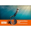image:imageScuba Diving Mask Oval Tempered Glass Snorkel Mask with Comfortable Classic Rubber Snorkeling Gear for Adults Swimming amp Freediving Goggles for Underwater VisionBlack