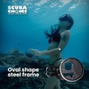 image:imageScuba Diving Mask Oval Tempered Glass Snorkel Mask with Comfortable Classic Rubber Snorkeling Gear for Adults Swimming amp Freediving Goggles for Underwater VisionBlack