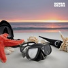 image:imageSpearfishing Mask Low Volume Silicone Comfortable Fit amp Clear Vision for Freediving Scuba Diving Underwater Exploration IdeasBLACK