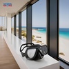 image:imageSpearfishing Mask Low Volume Silicone Comfortable Fit amp Clear Vision for Freediving Scuba Diving Underwater Exploration IdeasBLACK