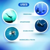 image:imageSpearfishing Mask Low Volume Silicone Comfortable Fit amp Clear Vision for Freediving Scuba Diving Underwater Exploration IdeasGREEN