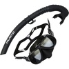 image:imageScuba Choice Palantic Dive Mask amp Flexible Snorkel Combo  Low Volume Tempered Glass Lens Silicone Skirt Comfortable Snorkel Set for Spearfishing Scuba Diving amp Free Diving  Black
