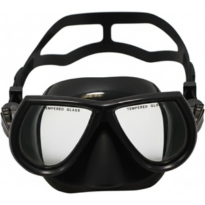 image:imageSpearfishing Mask Low Volume Silicone Comfortable Fit amp Clear Vision for Freediving Scuba Diving Underwater Exploration IdeasBLACK
