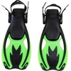 image:imageKids Swimming Snorkeling Fins  Adjustable Swim Flippers Lightweight Open Heel Design for Pool amp Beach  Perfect Kids Fins for Swimming amp Snorkeling TrainingGreen
