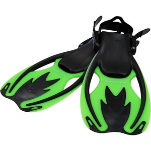 image:imageKids Swimming Snorkeling Fins  Adjustable Swim Flippers Lightweight Open Heel Design for Pool amp Beach  Perfect Kids Fins for Swimming amp Snorkeling TrainingGreen
