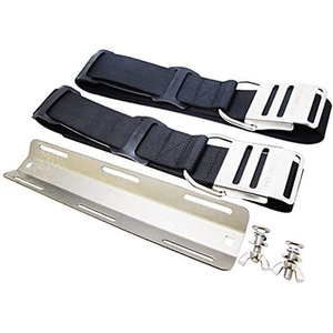 image:imagePalantic Tech Diving Backplate Adapter with 2 Tank Straps System Set Silver