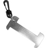 image:imageScuba Choice 5 Aluminum Crab and Lobster Gauge with Clip  Durable Dive Tool for California Measures Lobster 314 and Crab 4 Compact BlackGrey Design5 Pack of 2