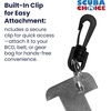 image:imageScuba Choice 5 Aluminum Crab and Lobster Gauge with Clip  Durable Dive Tool for California Measures Lobster 314 and Crab 4 Compact BlackGrey Design5 Pack of 2