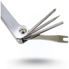 image:imageScuba Choice Compact Multi Dive Tool  Stainless Steel Allen Wrenches Screwdrivers and ORing Pick for Dive Gear Maintenance12in1 Multi Tool