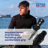 image:imageScuba Choice Compact Stainless Steel Blunt Tip Dive Knife  23 Plain Edge Blade with Ergonomic Nylon Handle Durable for Scuba Diving Snorkeling amp Water Sports  BlackSilver