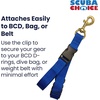 image:imageScuba Choice Diving BC Fin and Mask Keeper with Quick Release Loop Blue