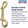 image:imageScuba Choice Diving Brass Clip Double Ended Snap Bolt 4 Inch Heavy Duty Marine Scuba Accessory Gear Hook Durable Solid Brass Dive Gear Clip1