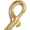 image:imageScuba Choice Diving Brass Clip Double Ended Snap Bolt 4 Inch Heavy Duty Marine Scuba Accessory Gear Hook Durable Solid Brass Dive Gear Clip1