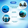 image:imageScuba Choice Diving Brass Clip Double Ended Snap Bolt 4 Inch Heavy Duty Marine Scuba Accessory Gear Hook Durable Solid Brass Dive Gear Clip3